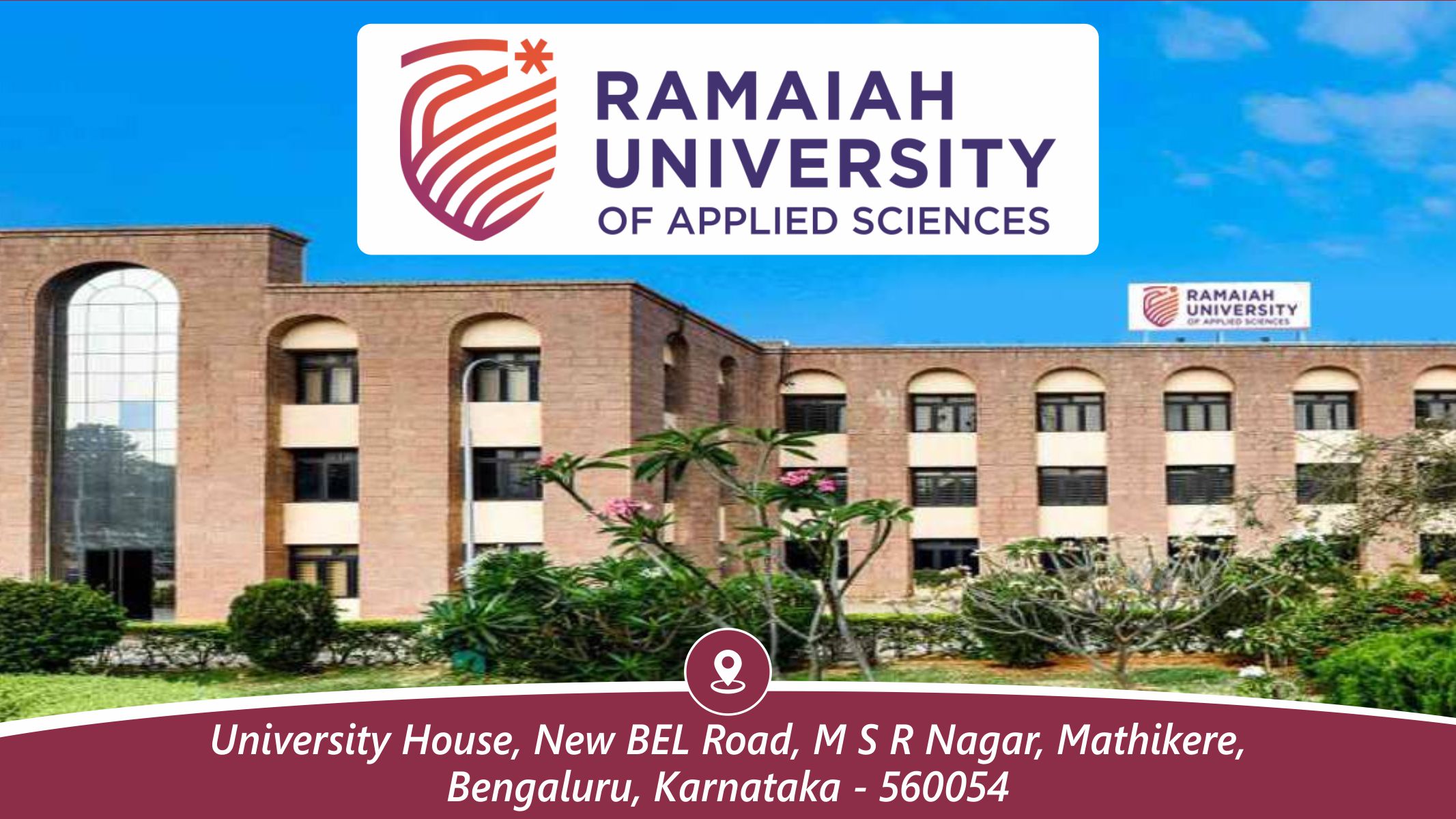 out side view of M.S. Ramaiah University of Applied Sciences - MSRUAS Bangalore